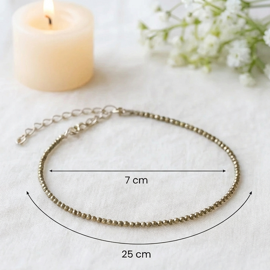 Combo - Dhan Yog Chips Bracelet + Pyrite Anklet (BUY 1 GET 1)