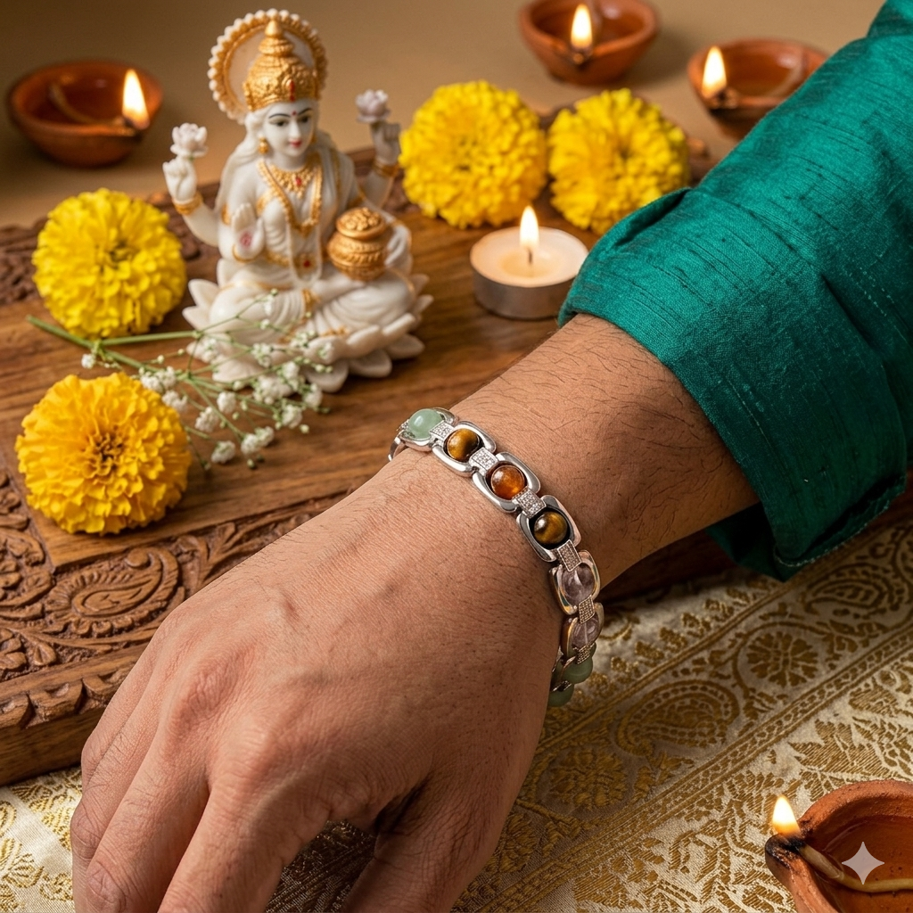 Dhan Prapti Bracelet – For Men