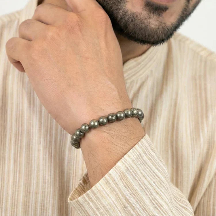 Pyrite Bracelet - 100% Real Pyrite Stone