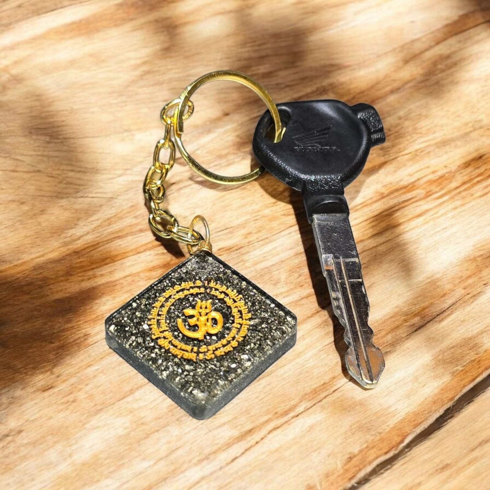 Pyrite Dhan Varsha Keychain (Buy1 Get1 Free)